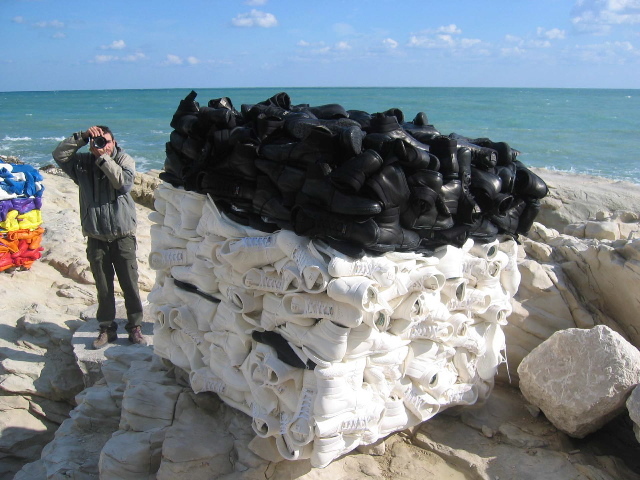 Beach Blocks  2009  Sirolo, Italy   